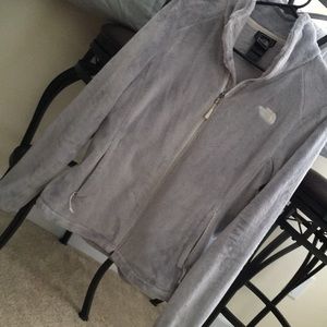 North face fuzzy jacket